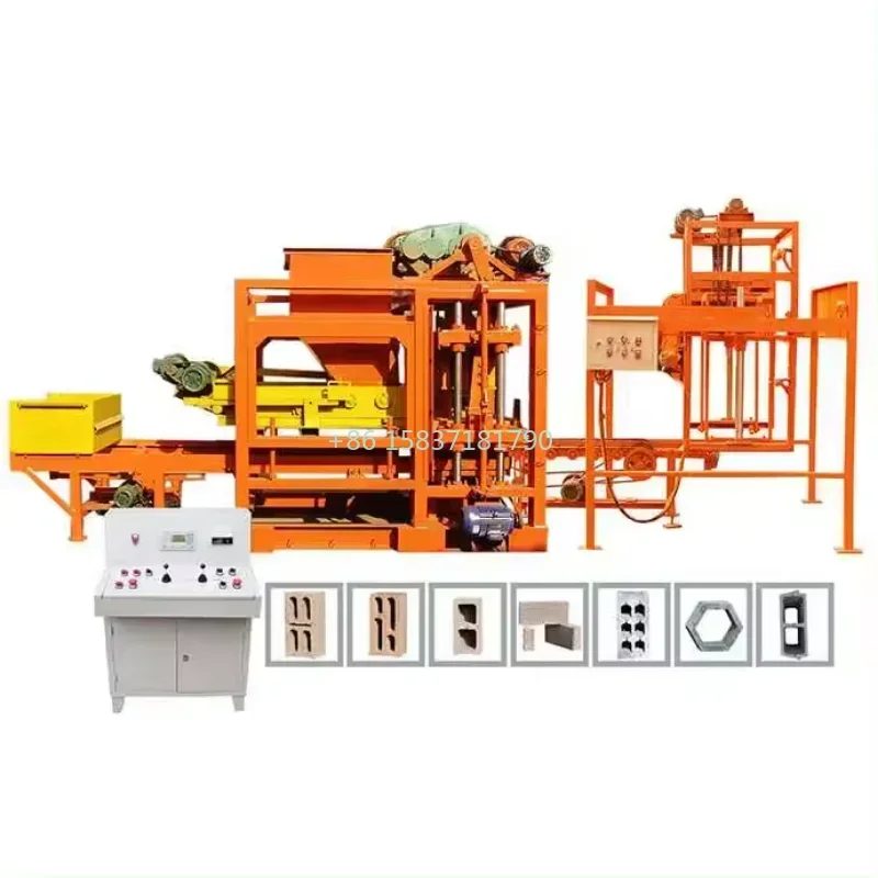 Китайская автоматическая машина для производства кирпича маленькая дизельная