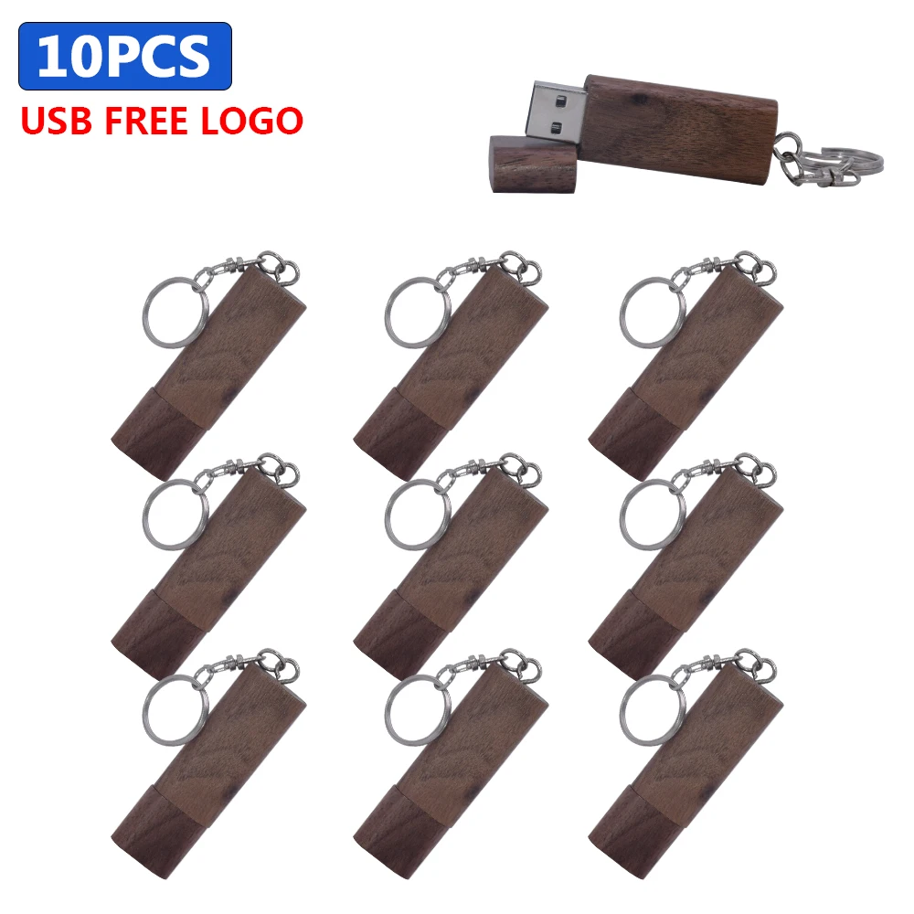 

10pcs/lot Free Logo Wood Small Gift USB 2.0 Flash Drive 4GB 8GB 16GB 32GB 64GB Pendrive 128G Creative Pen Drive USB Memory Stick