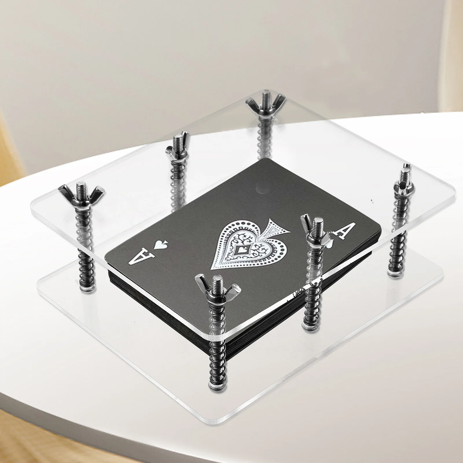 

1 set of Pressing Cards Device Portable Card Flatten Tool Card Correcting Tool