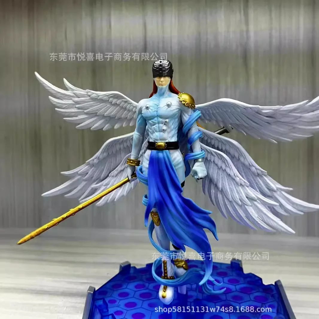 Фото 28 см аниме Digimon приключенческие фигурки Angewomon Angemon фигурки ПВХ модель коллекция куклы игрушки подарок №2