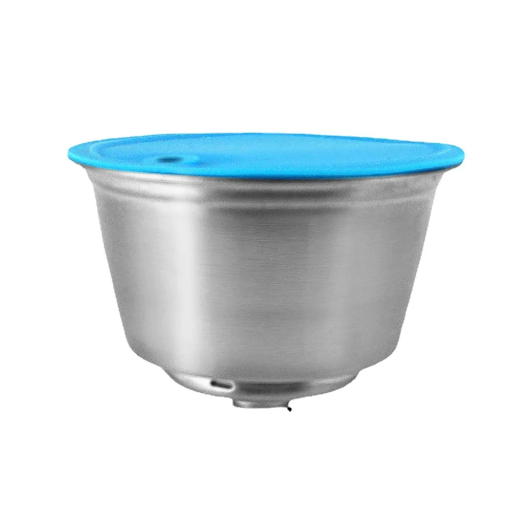 

ICafilasStainless Metal Rusable For Dolce Gusto Capsule fit Nescafe with Filter 200 time Coffee Ground Tamper Coffee Spoon