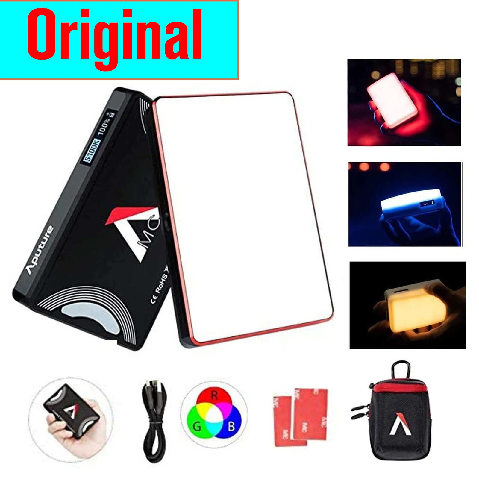 Aputure MC AL-MC RGB светодиодный светильник s CCT управления фотосъемка ing мини видео Лампа