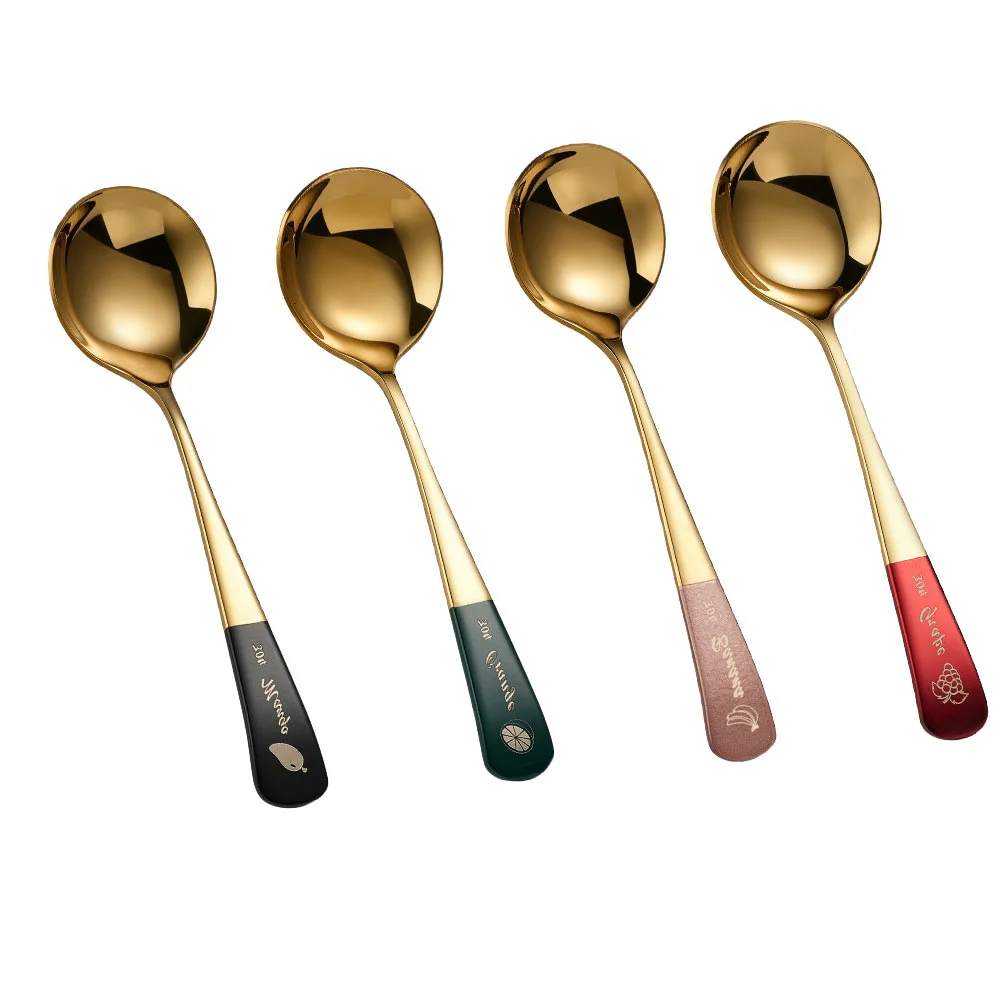 

Spoon Spoons Ice Mixing Cream Kitchen Serving Dinner Soup Coffee Stirring Beverage Stirrer Metal Jellytasting Dessert Fruit