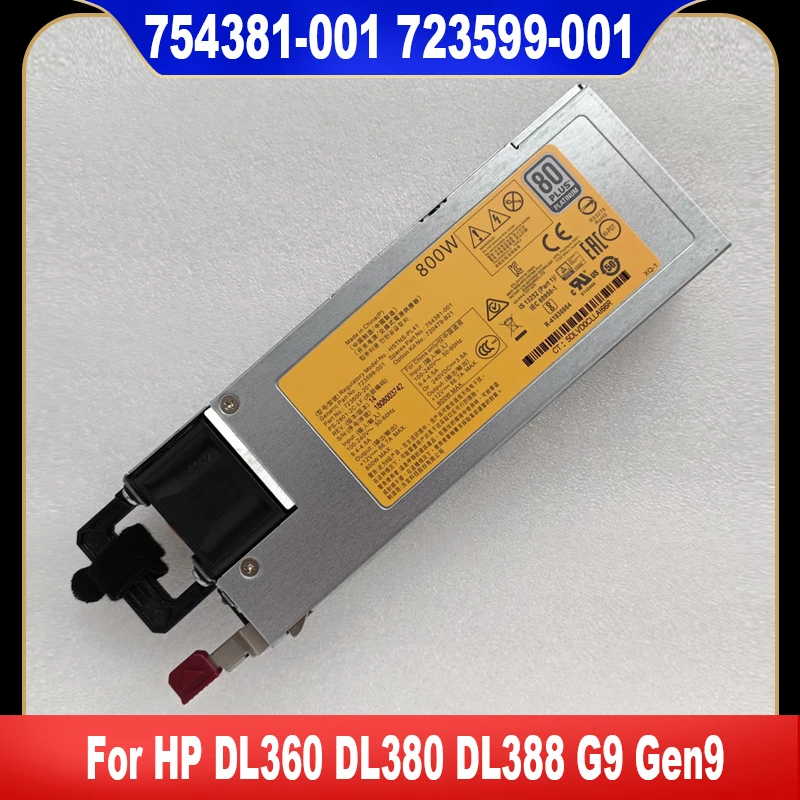 Новинка 754381-001 723599-001 720479-B21 723660-201 для HP DL360 DL380 DL388 G9 Gen9 блок питания HSTNS-PL41 высокого