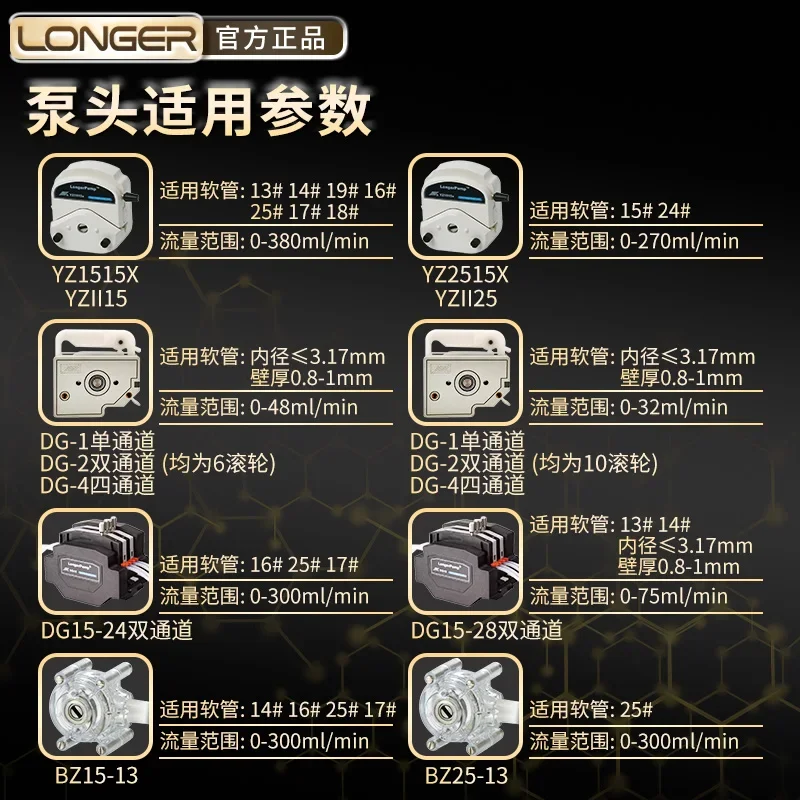 Перистальтический насос Baoding Lange BT100-3J лабораторный небольшой высокоточный шланг