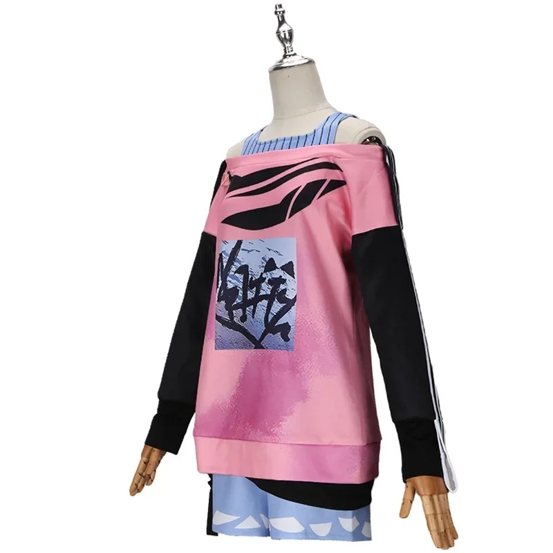 Игровой проект Sekai красочные сценические костюмы Akiyama Mizuki для косплея PJSK MZK