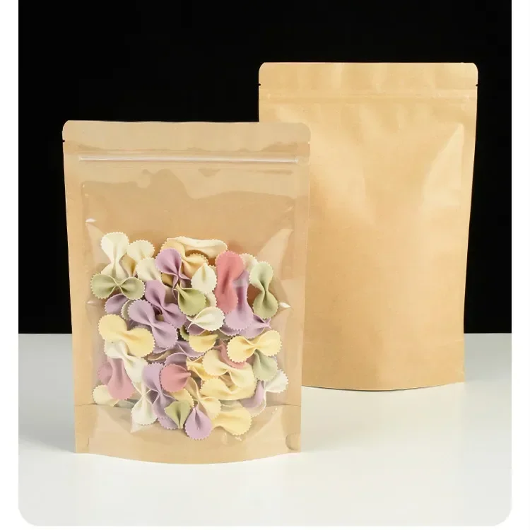 HARDIRON толстый передний прозрачный пакет из крафт-бумаги чай с орехами