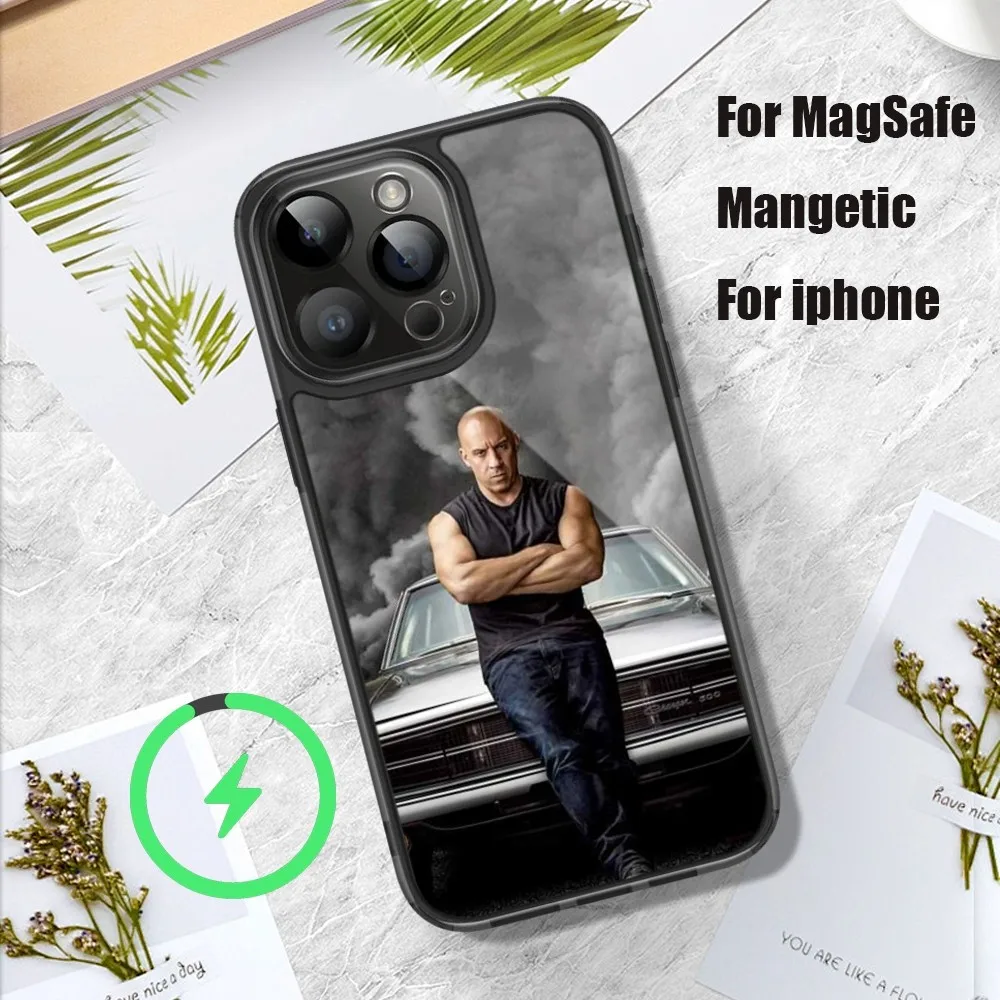 Чехол для телефона F-Форсаж фильм iPhone 11 12 13 14 15 Pro Max Plus Mini Magsafe Магнитный чехол