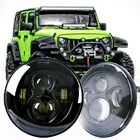 Светодиодная фара 7 дюймов, круглая фара ближнегодальнего света 6000K для Jeep Wrangler JK Hummer Off Road 4x4 Suzuki Samurai Lada Niva 4x4