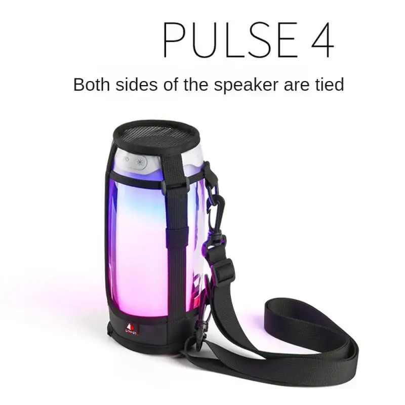 

Чехол для динамика на одно плечо, боковая сетка для хранения, внешний износостойкий нейлоновый ремешок для Jblpulse4, защитный ремешок