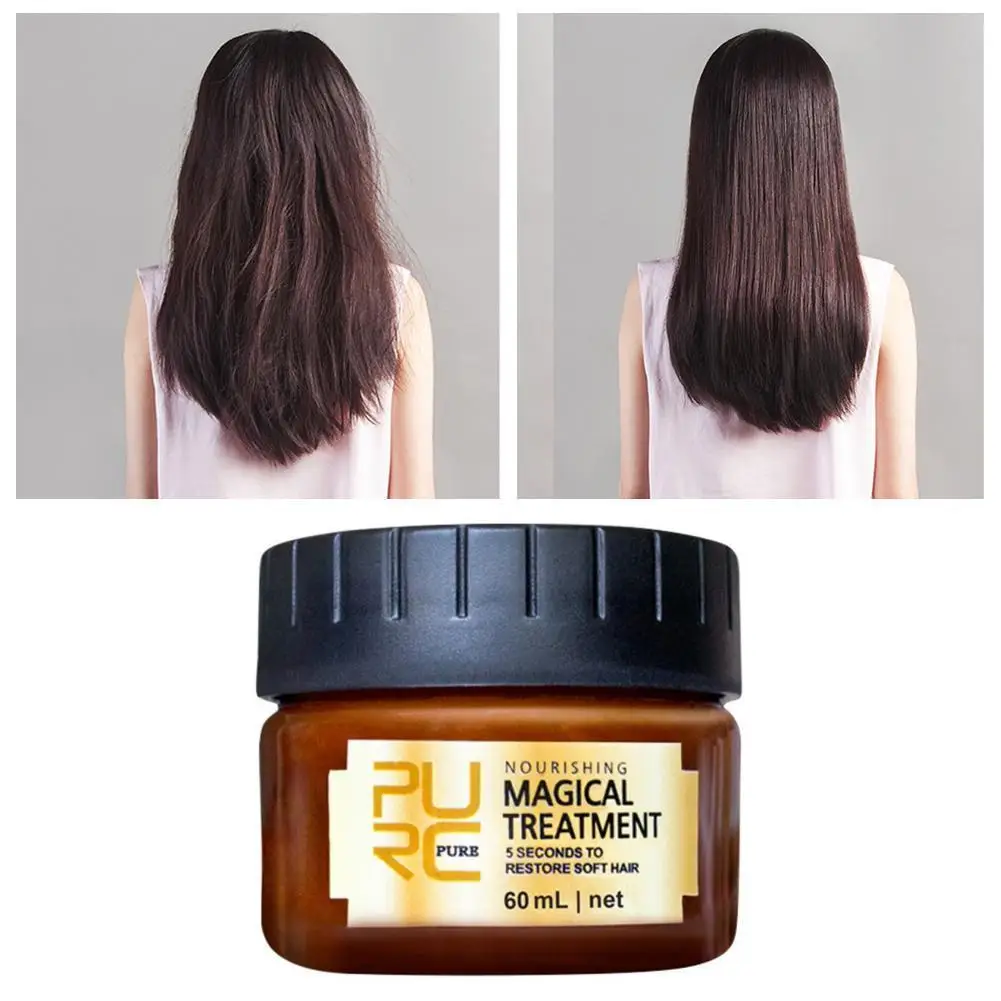 60ml Treatment Mask 5 Seconds Repairs Damage Restore Soft Hair For All Hair Types Keratin Hair & Scalp Treatment High Quality