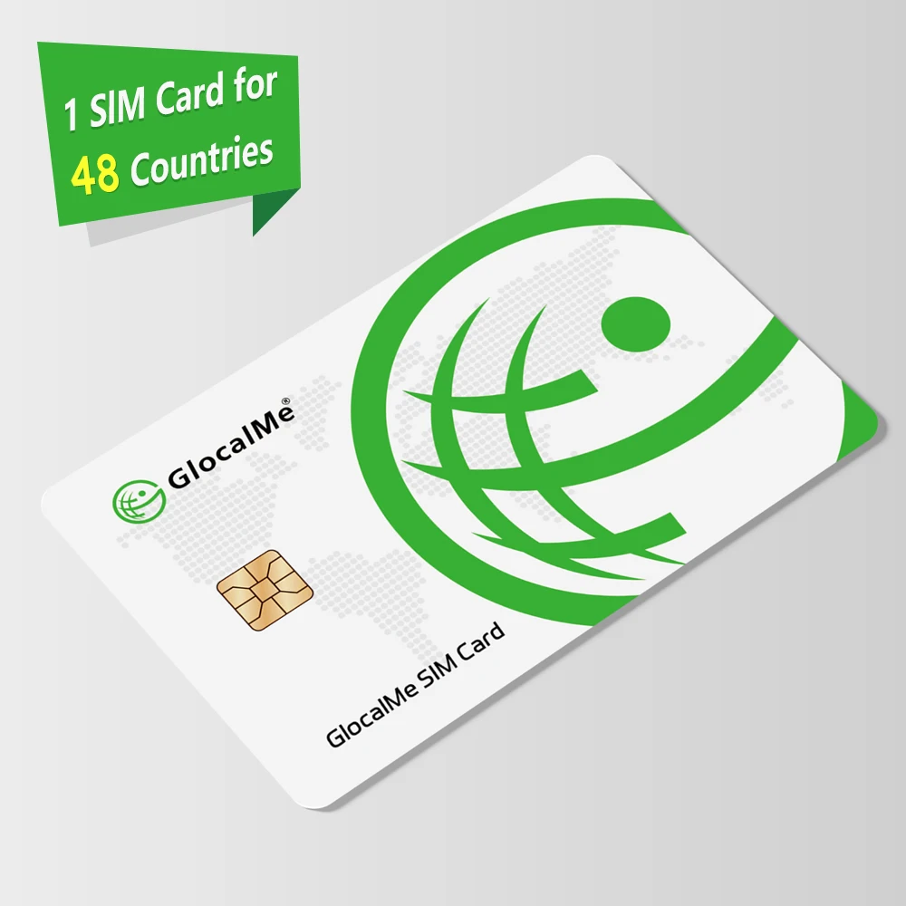 Фото Glocalme Prepaid 7 ГБ/10 дней, глобальная SIM-карта, карта данных, SIM-карта OTA, зарядка sim, покрытие в 52+ стран, международная SIM №1