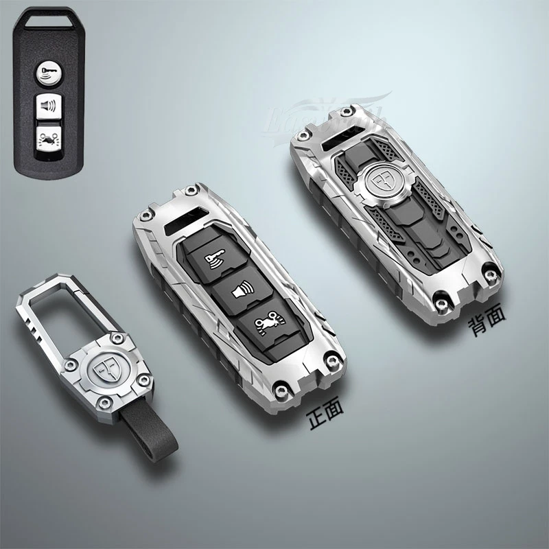 

Автомобильный чехол для ключей из цинкового сплава, цепочка-держатель для Honda Forza 250 350 X-ADV 750 SH150i Super Cup SH300 150 PCX 125 SH125 JpADV150