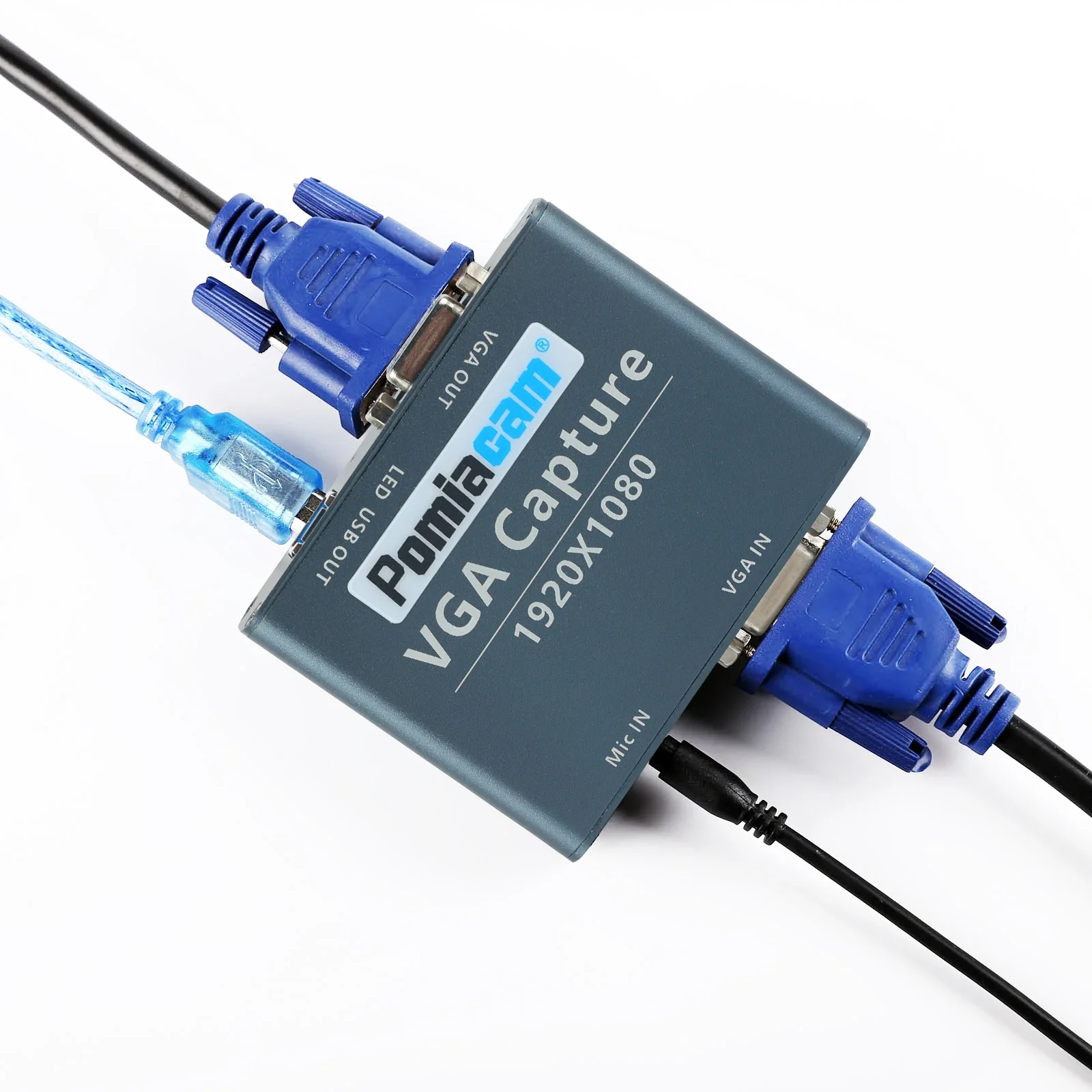 10 шт./лот карта захвата видео VGA-USB ремень звука и 1080P поддерживает стандарт UVC/UAC —