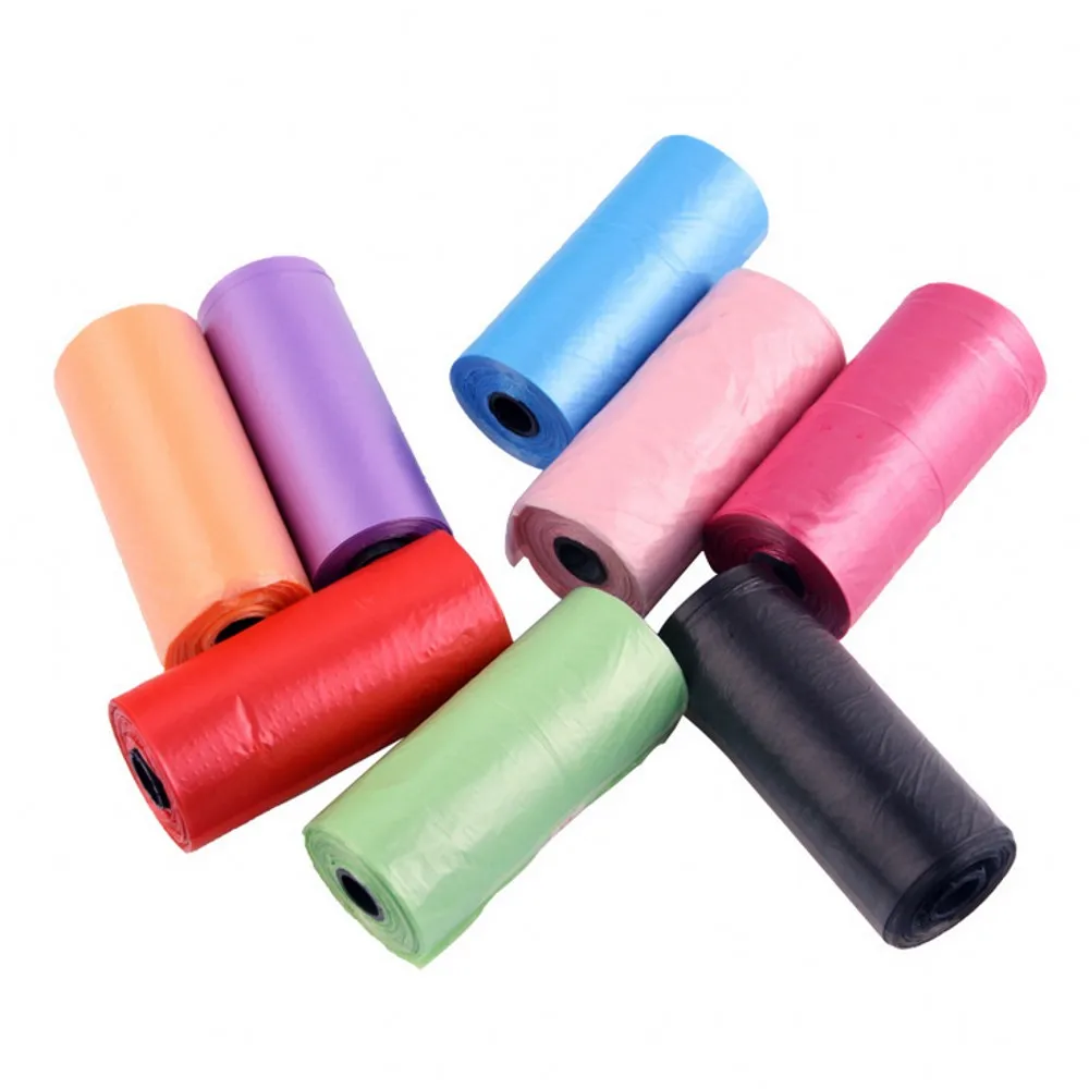 

5 10 15 Rolls/Pack 225pcs Pet Dog Garbage Clean-up Bag PE Puppy Cat Poop Cleaning Bag For Pet Outdoor Waste Poop Pick Up Bags