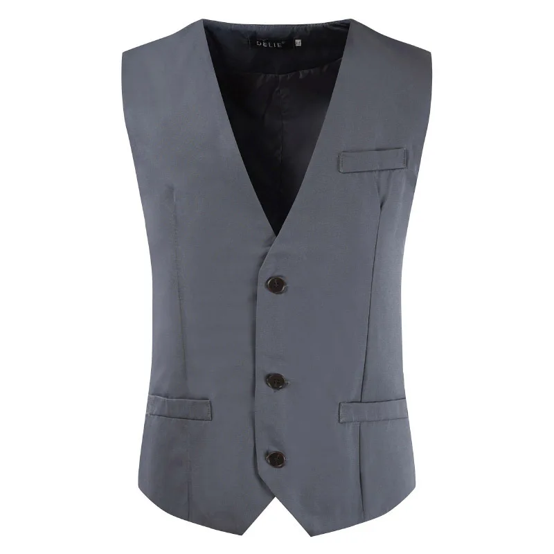 

1920s Men Gatsby Single Breasted V-neck Slim Fit Vest Peaky Blinders Costume Steampunk Waist Coat Gangster Vest