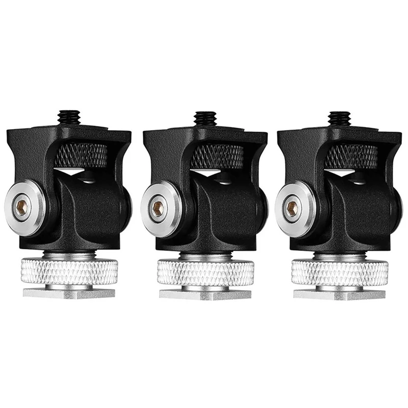 

Мини-держатель вспышки для микрофона, фотокамеры 1/4 дюйма