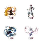 15 см аниме фигурки рассекающих демонов Rengoku Kyoujurou акриловые стенды Kimetsu No Yaiba Akaza стенд модели Игрушки Поклонники рождественские подарки