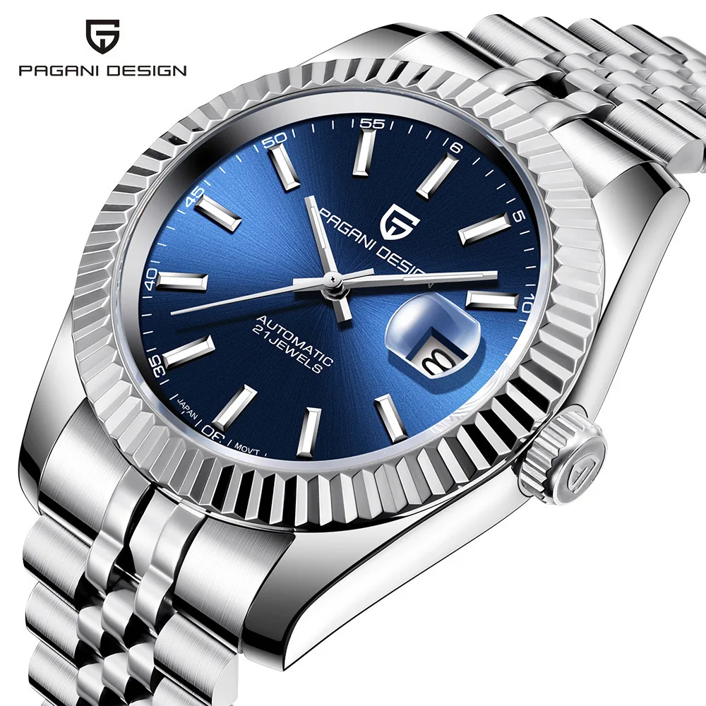 Business Automatic Mechanical Watch Men's Watch Fashion Waterproof Calendar Fine Steel Watch Men's Watch Relogio Masculino New