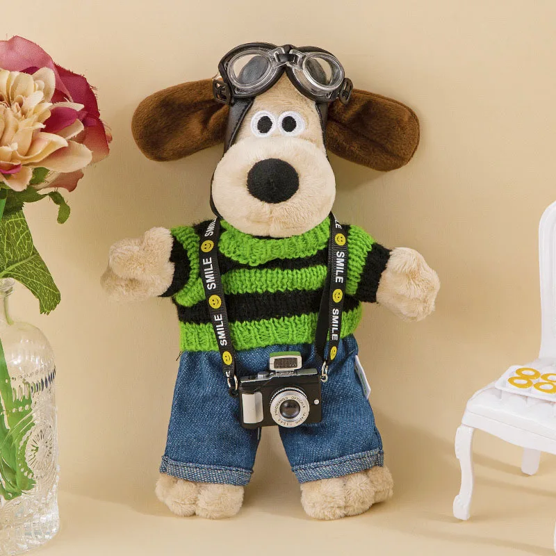 Новинка брелок Wallace Gromit в виде рисунка собаки из полипропилена и хлопка детская