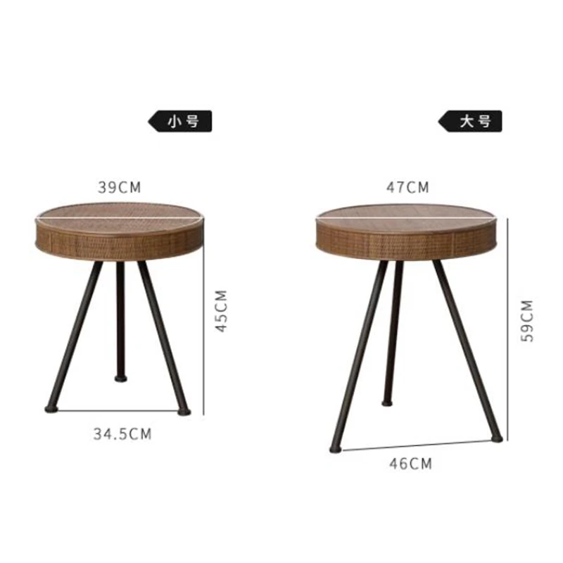 Modern Living Room Sofa Tables Coffee Rattan Wooden Italian Design Home Furniture Sofá Y Mesa LLST