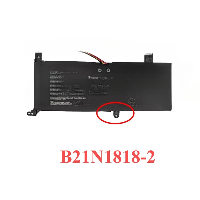 Фото Аккумулятор для ноутбука HC C21N18 B21N1818 для ASUS VivoBook 17 X712 X712FA X712FB B21N1818-2 C21N1818-1 B21N1818-3 B21N1818-1 №4