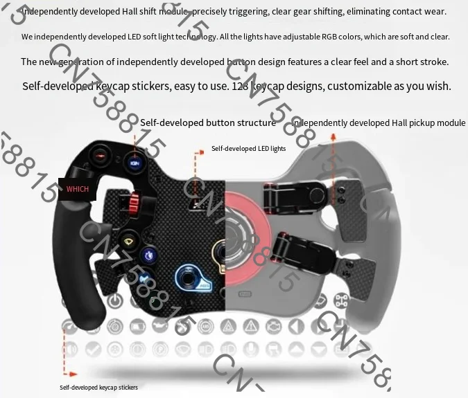 Для симуляторов автогонок: руль Horizon Gaming, карбоновая сервоприводная база SIMAGIC FX Formula Direct Drive. (art.: 3920d9fd8c19f) - 3920d9fd8c19f