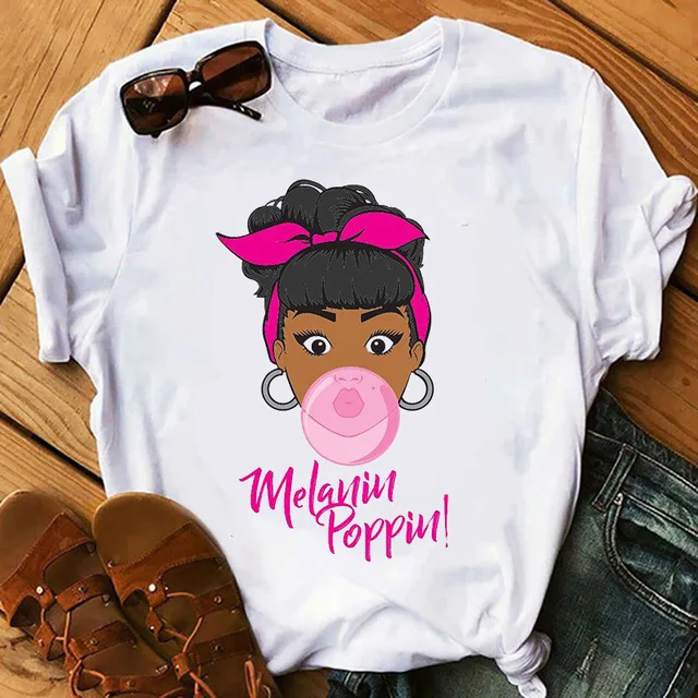 

Summer Short Sleeve Woman Tshirt Casual White Top Female Tee Cartoon Female T Shirt