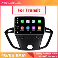 Head Unit Android Radio For Ford Transit Custom Tourneo 2013 2014 2015 2016 2017 With Gps Carplay 4G Wifi Car Multimedia Player
