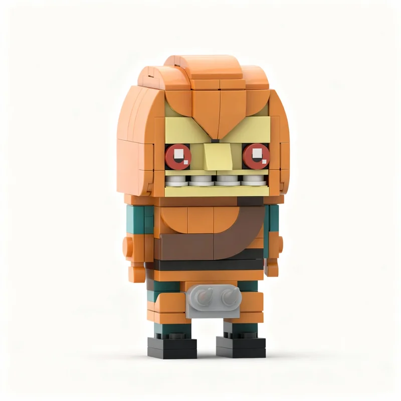 205 деталей MOC Модель паука-хобголема BrickHeadz, строительные блоки, рождественский подарок, креативная идея для декора, художественное творчество, коллекция к дню рождения (art.: 3920dd017ea88) - 3920dd017ea88