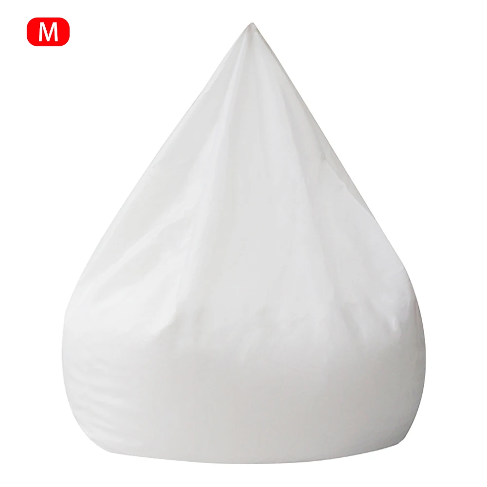 

Elastic Solid Lazy Sofa Lounger No Filler Inner Liner White Home Living Room Easy Clean Hotel For Bean Bag Zipper Closure