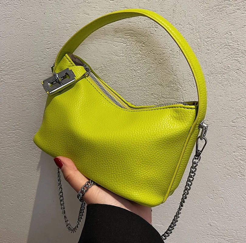 

2022new Fashion Luxury High Quality Casual Simple Wild Portable Dumpling Bag Chain Messenger Bag Popular Small Bag Female Summer