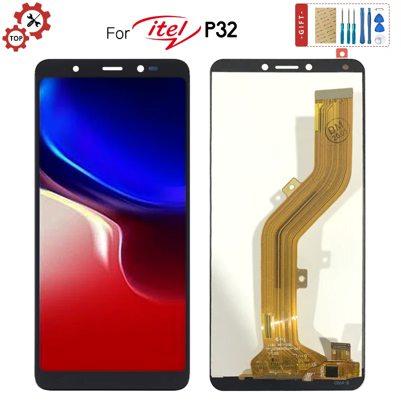 

5.5" Original LCD For itel P32 LCD Display With Touch Screen Digitizer Sensor Panel Assembly Mobile Phone LCD Replacement Parts