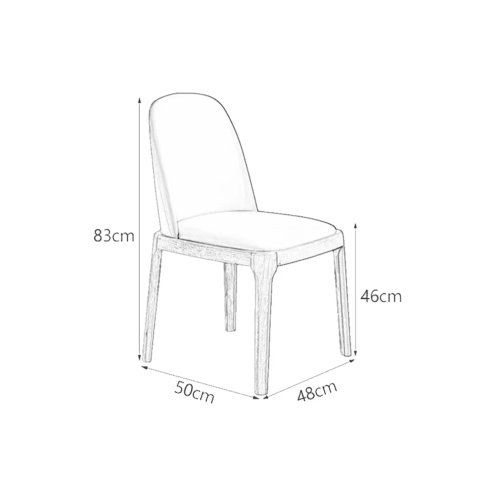 Набор из 2-х удобных обеденных стульев классические мягкие современные обеденные