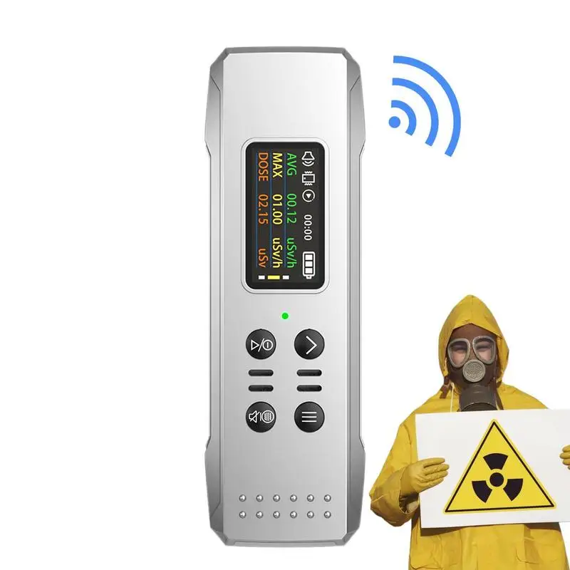 

Детектор ядерного излучения, перезаряжаемый датчик ядерного излучения с ремешком, защитное оборудование для человека для строительства косметики