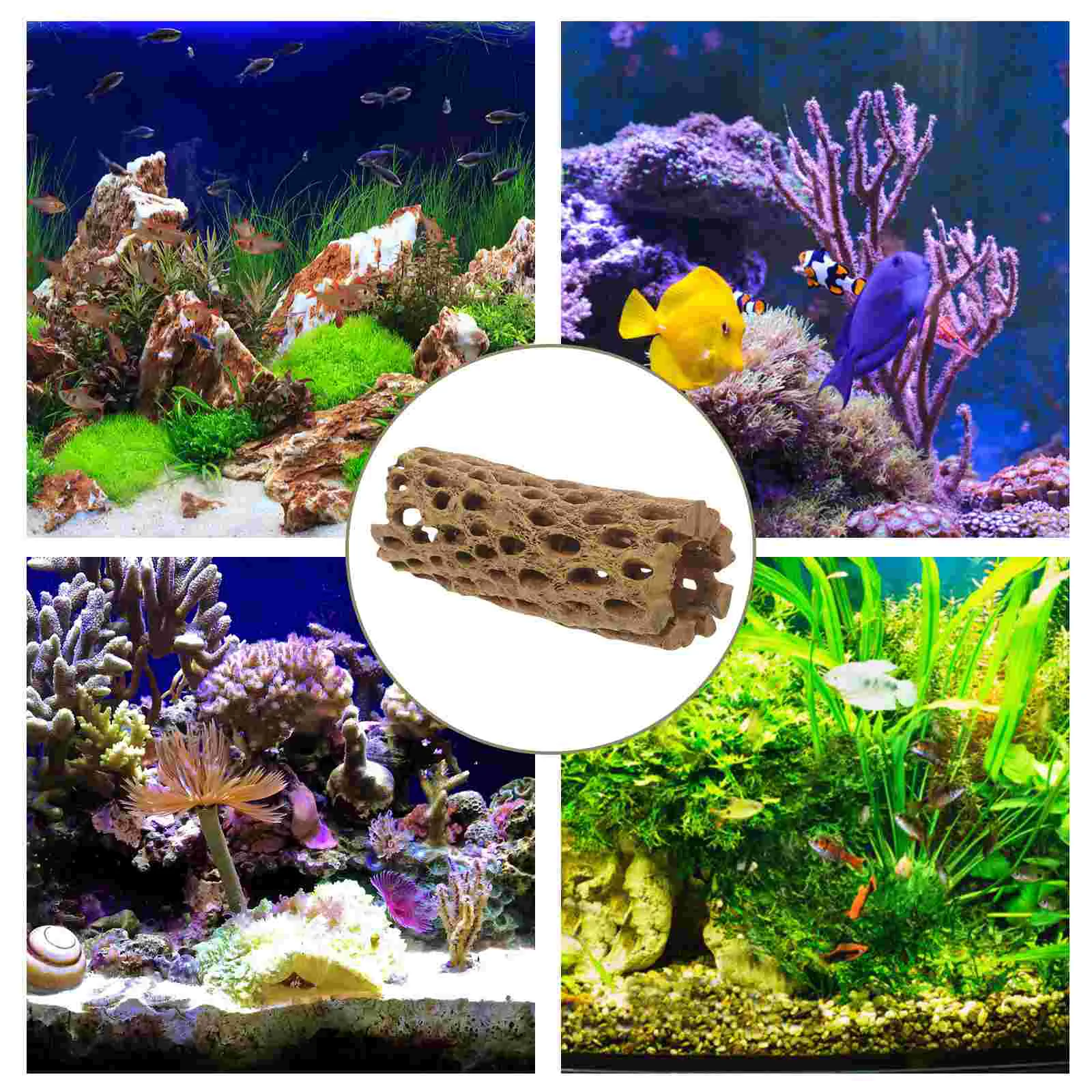 Аквариум скрытый домик с креветками аксессуары для краба-отшельника украшение