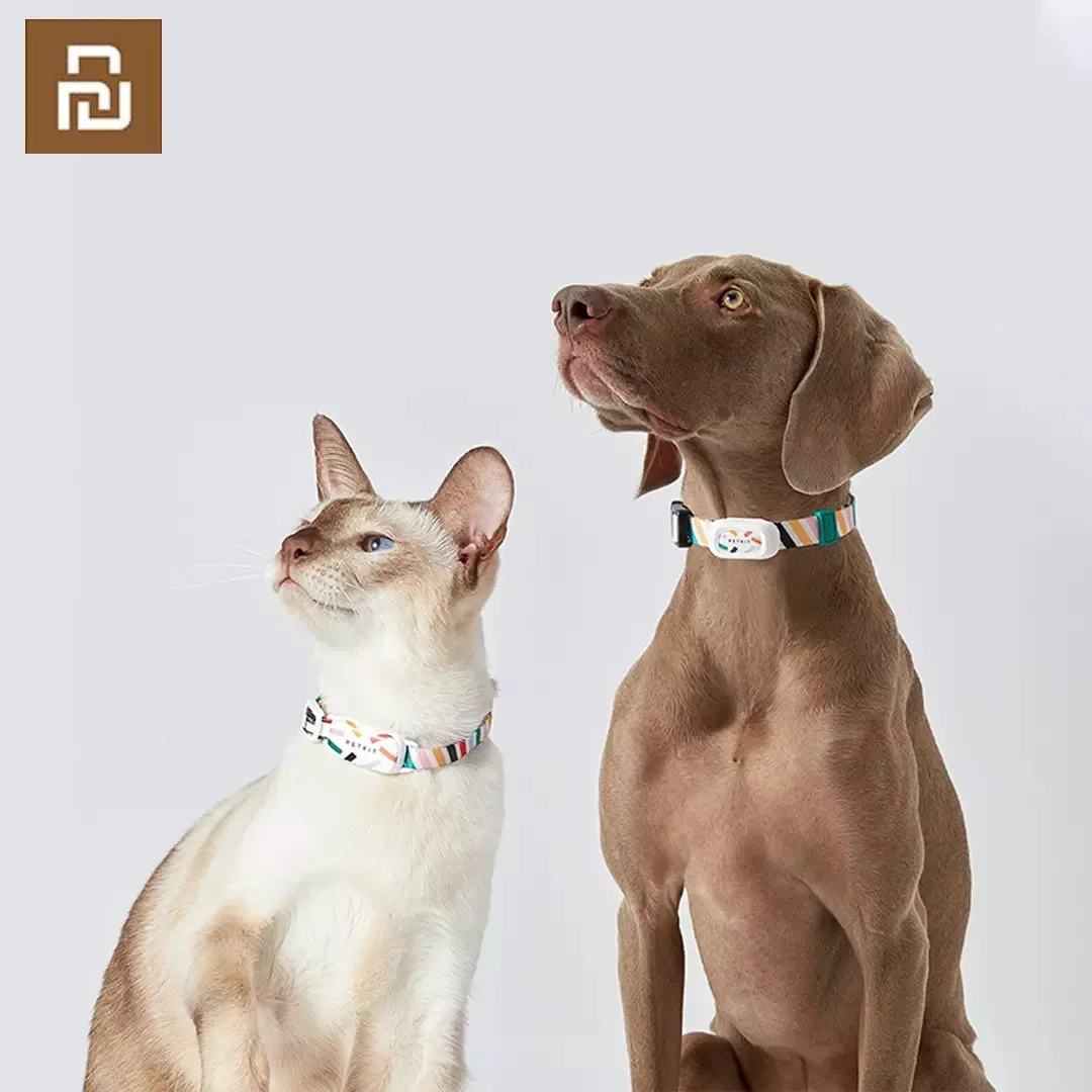 

Xiaomi PETKIT Smart Personalized Dog Cat Collars Adjustable Soft Nylon Waterproof Puppy Collar Tags Pet Accessories APP Work