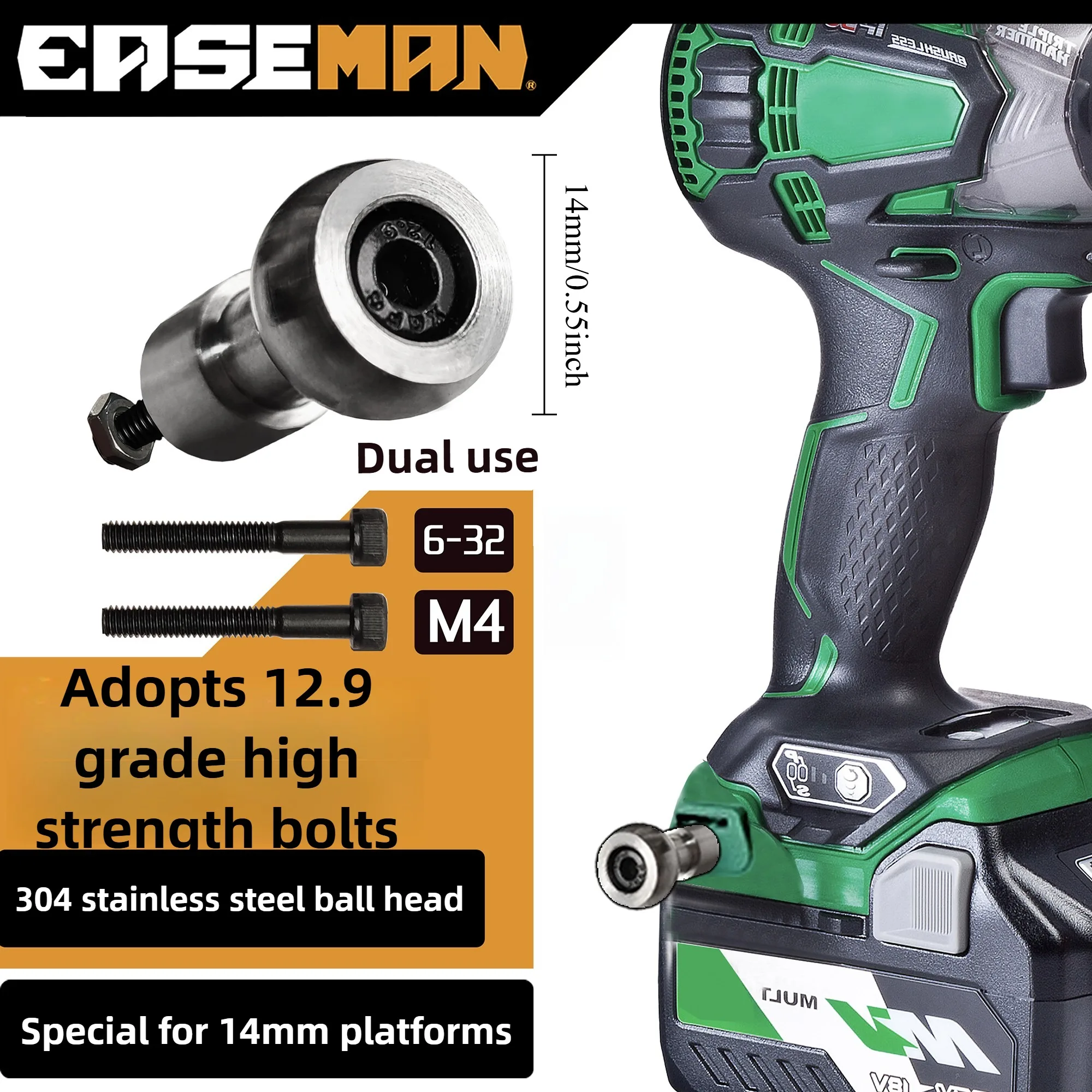 

EASEMAN Electric Drill Quick Hanging Kit Portable Tool Parts Professional Waist Organizer Carpentry Tools and Accessories