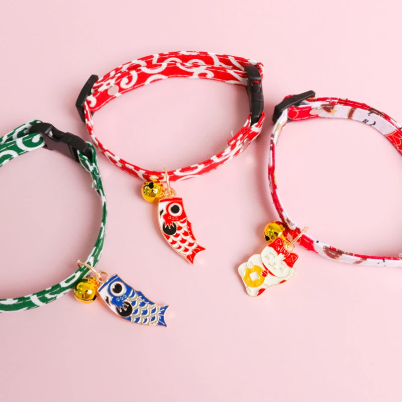 

MPK Adjustable Cat Cute Collar With Silent Bells & Easy Release Clip Also Suitable For Small Dogs