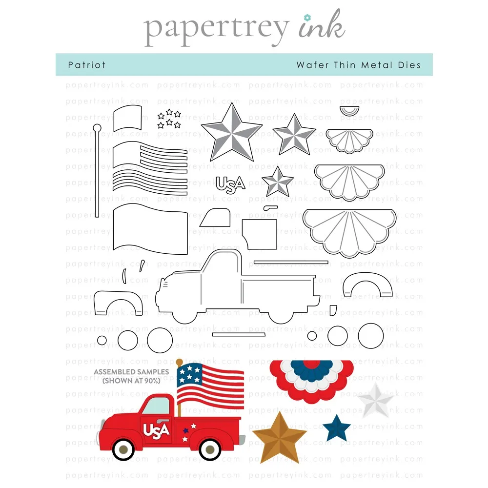 

Arrival New 2022 Patriot Metal Cutting Dies for DIY Holiday Decoration Paper Greeting Card Scrapbooking Handmade Embossing Molds