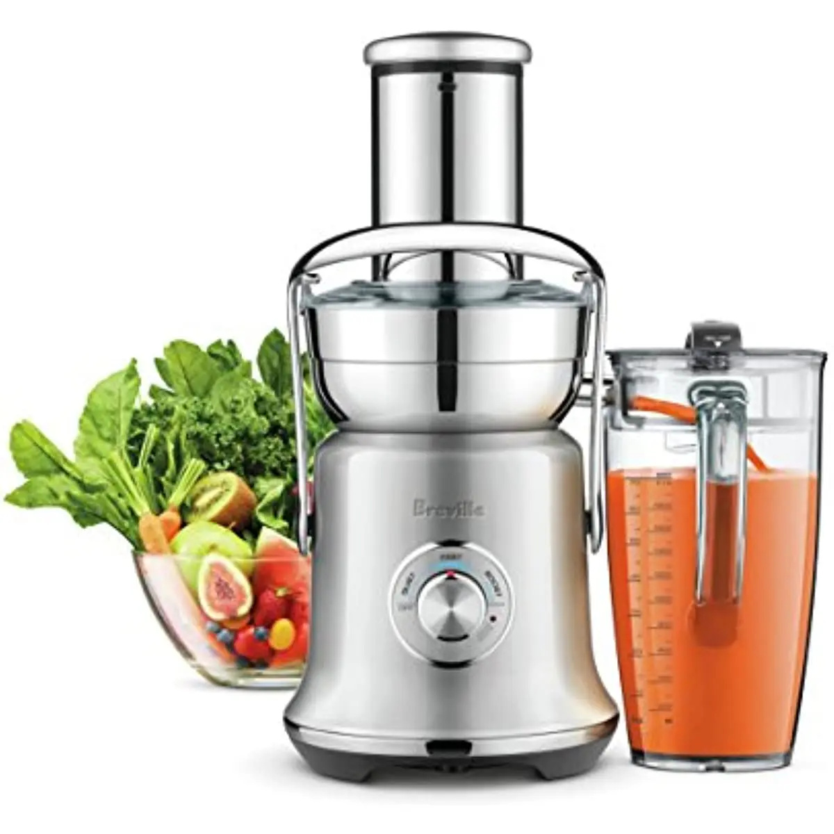 

Breville Juice Founatin Cold XL Juicer, Brushed Stainless Steel, BJE830BSS