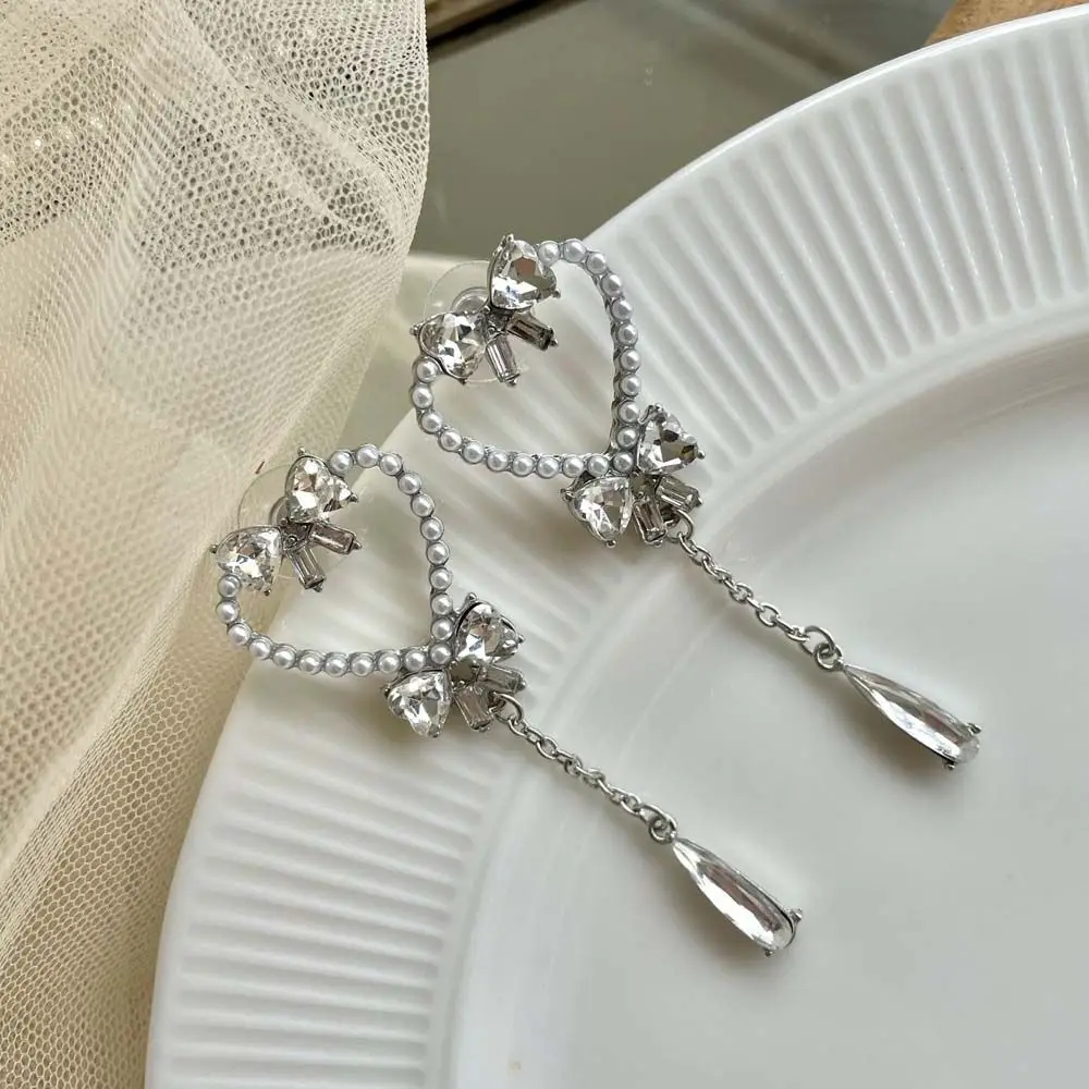 Женские серьги-подвески с жемчугом 1 пара |