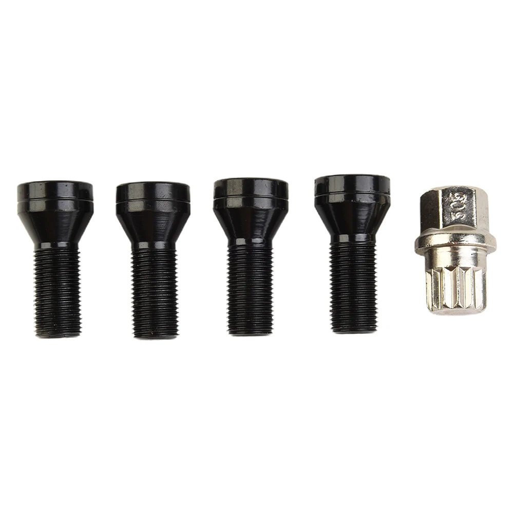 

LOCKING BOLTS Wheel Locking Bolts M14 X 1.25 OR M12*1.5 36136776076 KEY LUG NUTS M14 X1.25 Stainless Steel 1 X Key