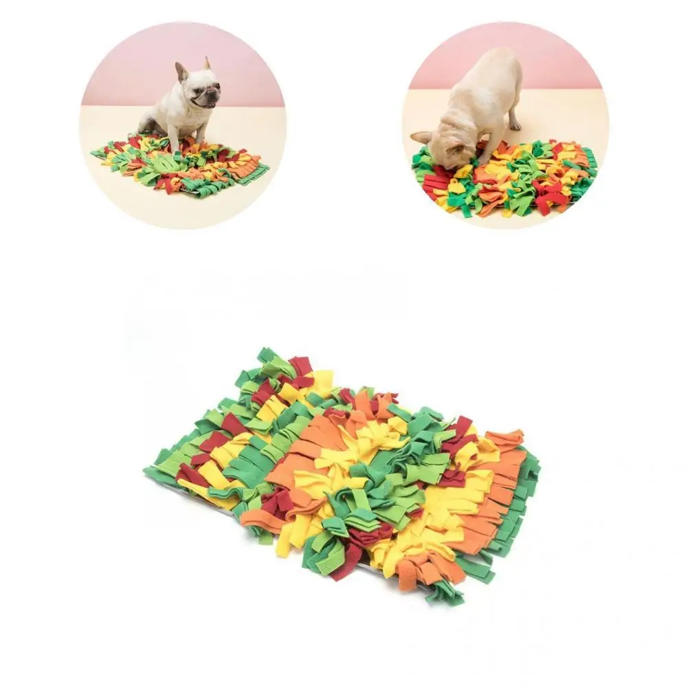 

Colorful Multi-use Pet Dog Snuffle Mat Puzzle Toys Dog Toy Exercise Training Pet Supplies