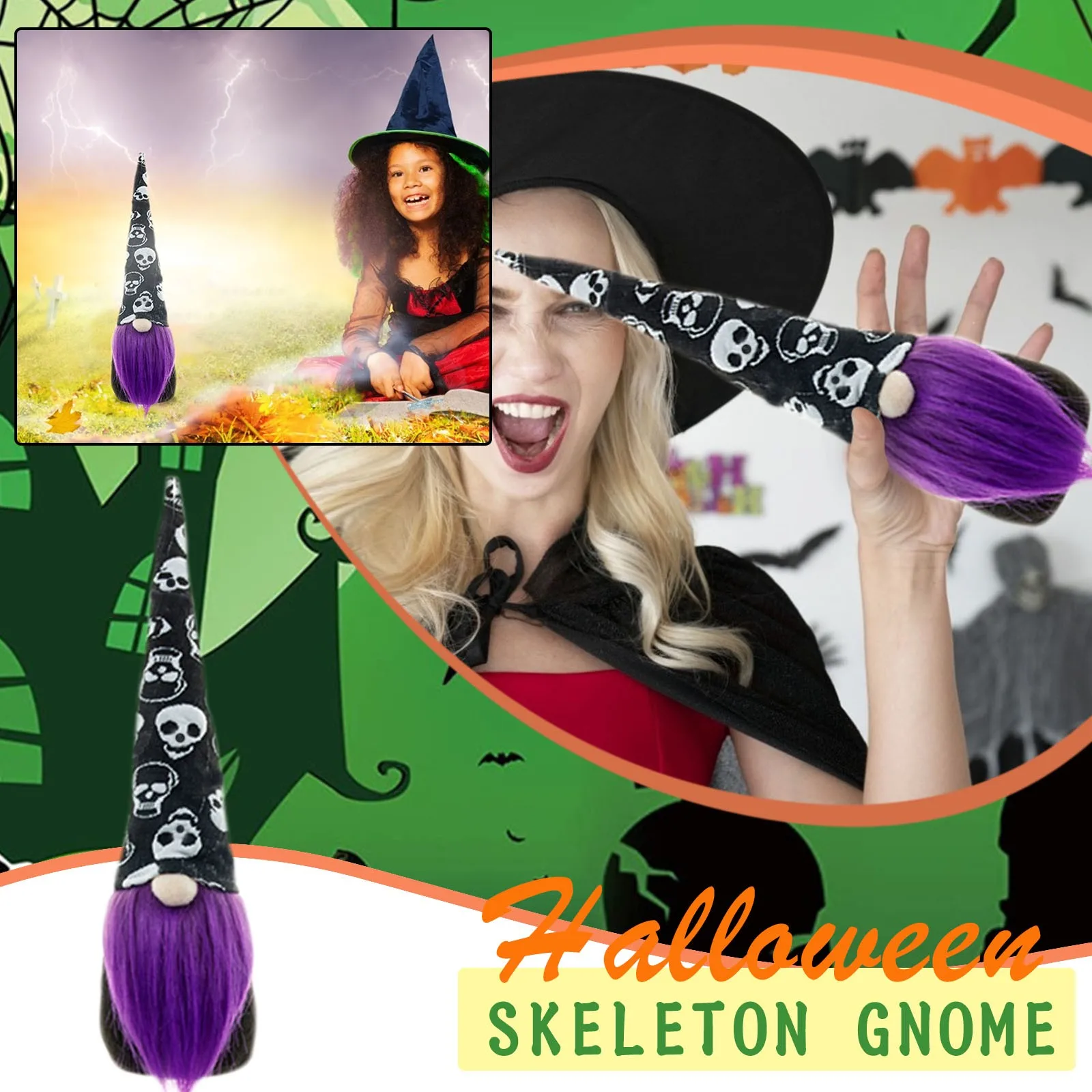 

Кукла в горошек Dace, украшения для кукол, украшение в горошек оранжевого цвета на Хэллоуин, без домашнего декора