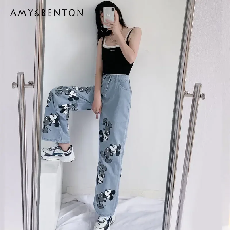 MINISO Мультфильм Джинсы