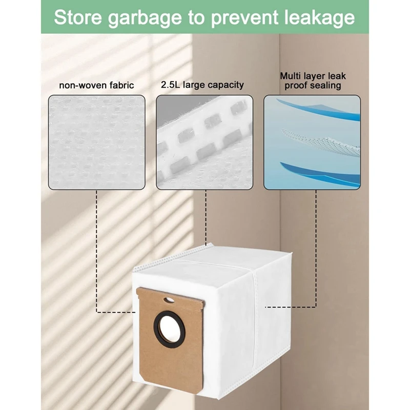 Сменный мешок для пылесоса Eufy L50 SES L60 Haier H9 Plus пылесборники удаления грязи