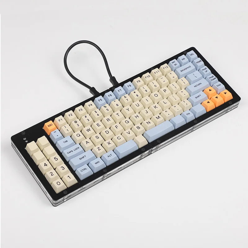 

Проводная Механическая клавиатура Hotswap, эргономичная, 96 клавиш, Usb
