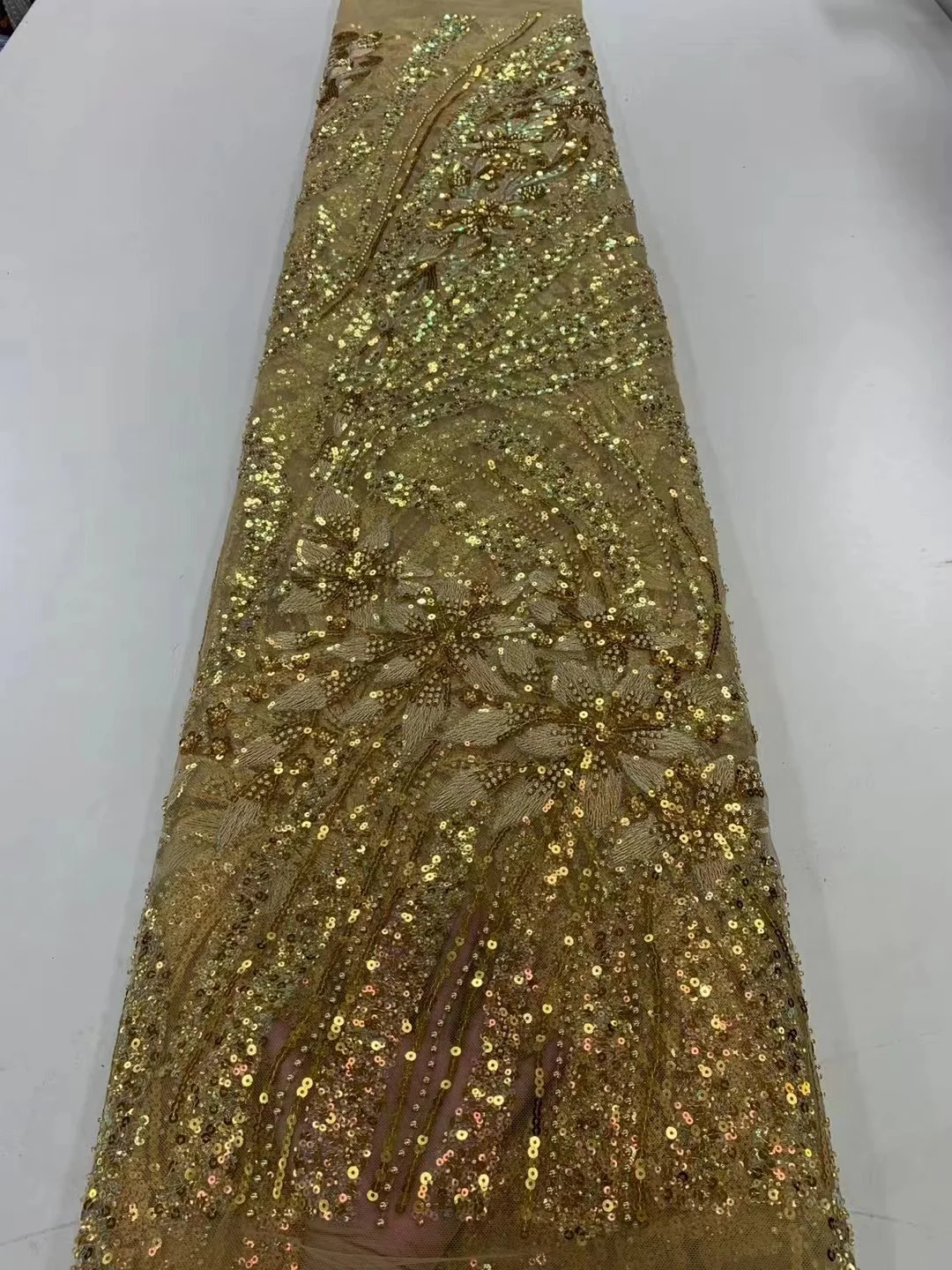 

Фатиновая ткань 2023, Высококачественная Белая ткань с вышивкой в африканском стиле для свадебного платья, фатиновая ткань