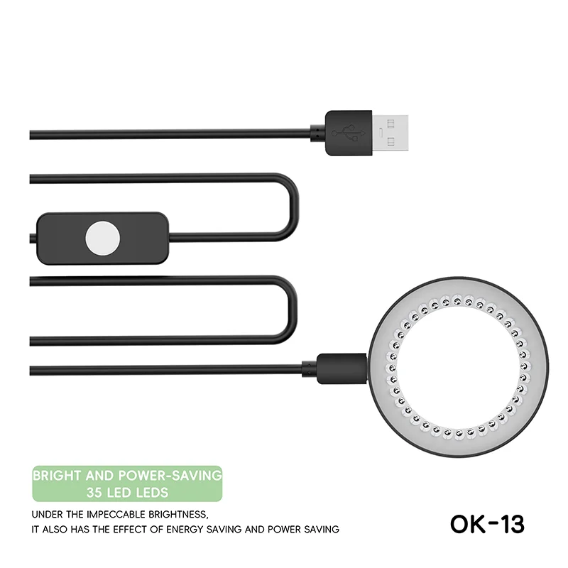 Лампа для микроскопа KSLID OK-13 используйте бусины лампы-пули улучшения яркости